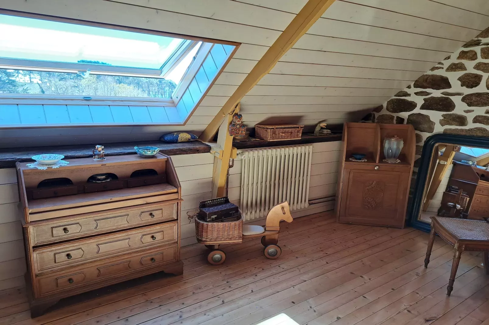 Granitsteinhaus in Strandnähe Trégunc-Bedroom
