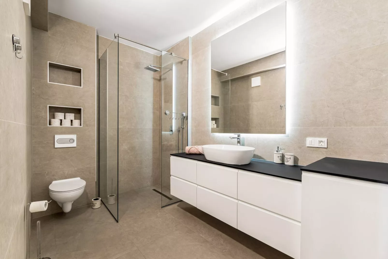 Apartments Velic - Two bedroom apartment A-Salle de bain
