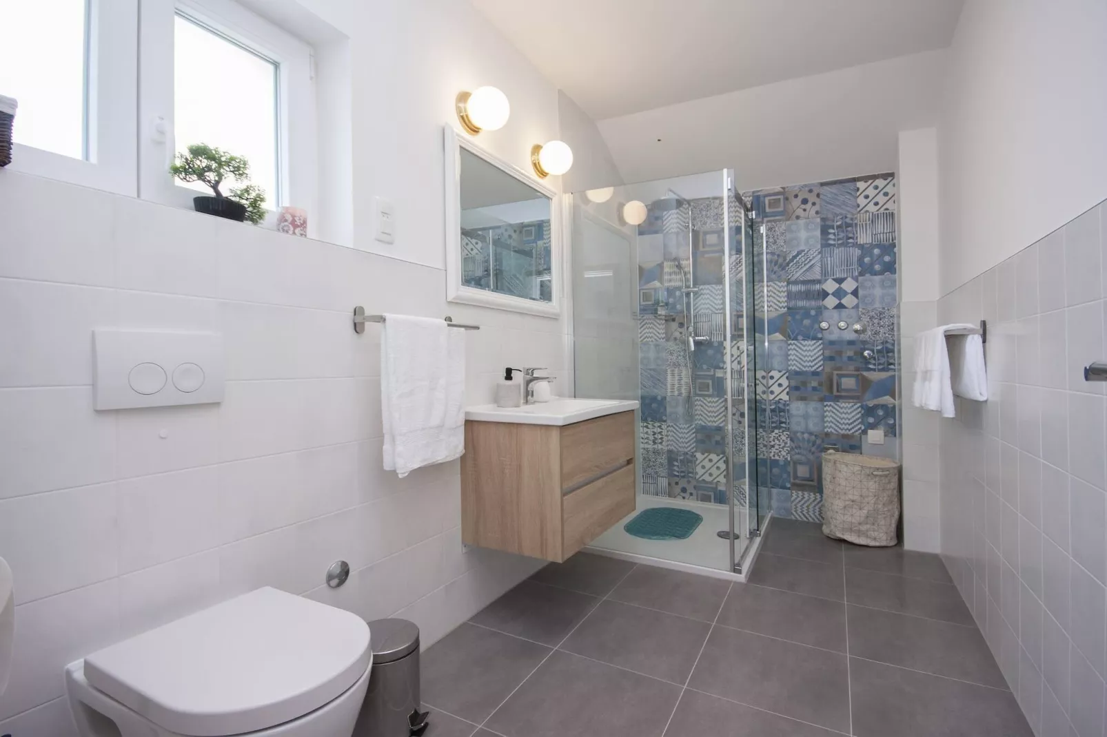 Apartments Tonia - Apartment Mala A1-Badezimmer