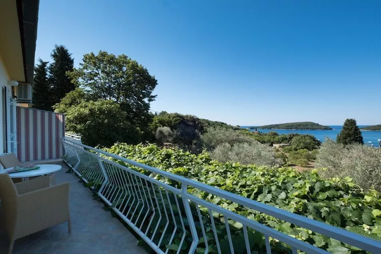 Apartments Saulan - One Bedroom Apartment with Balcony and Sea View (Molunat)-View