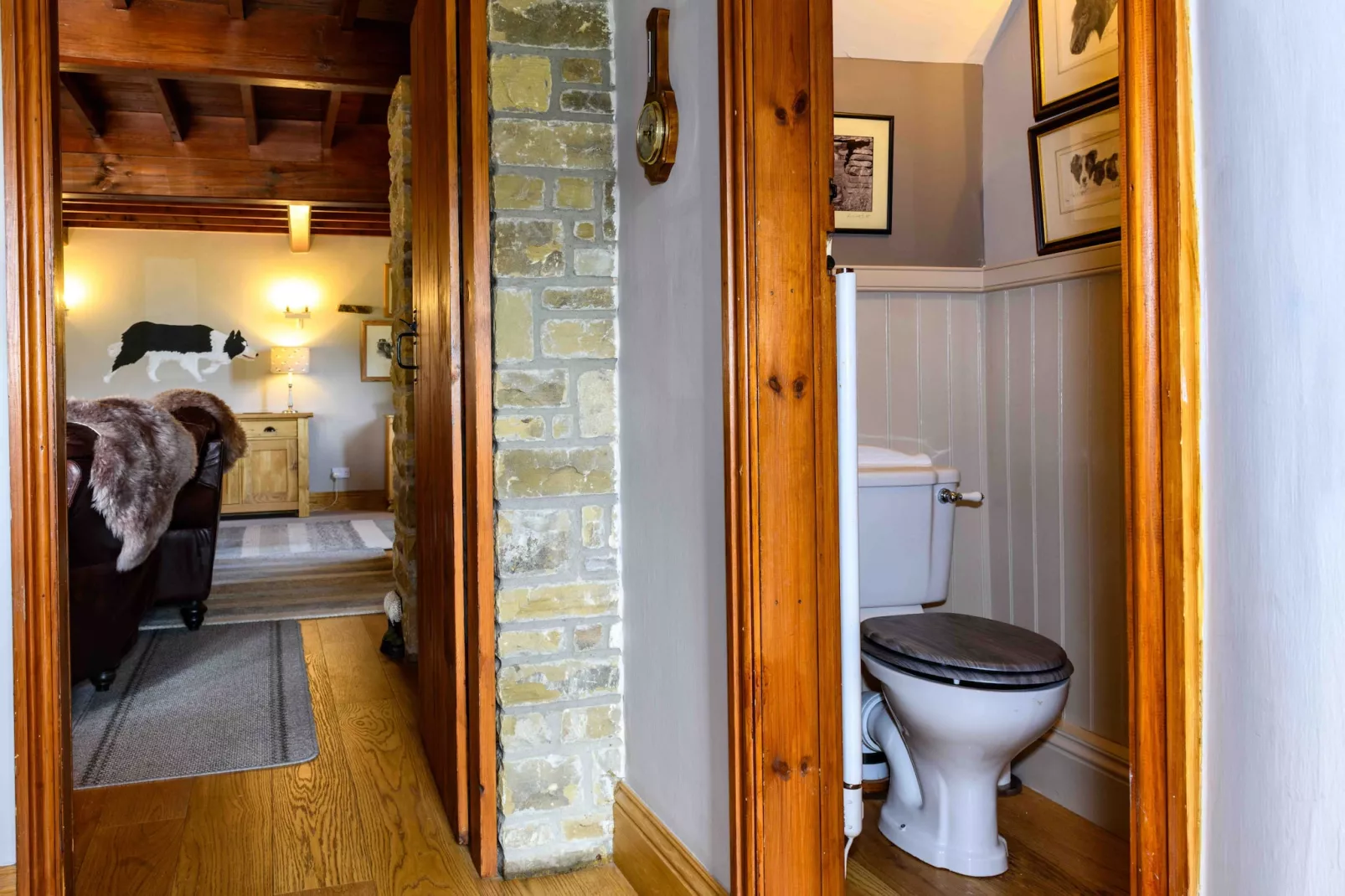 Shepherds Cottage at Mile House Farm-Bathroom