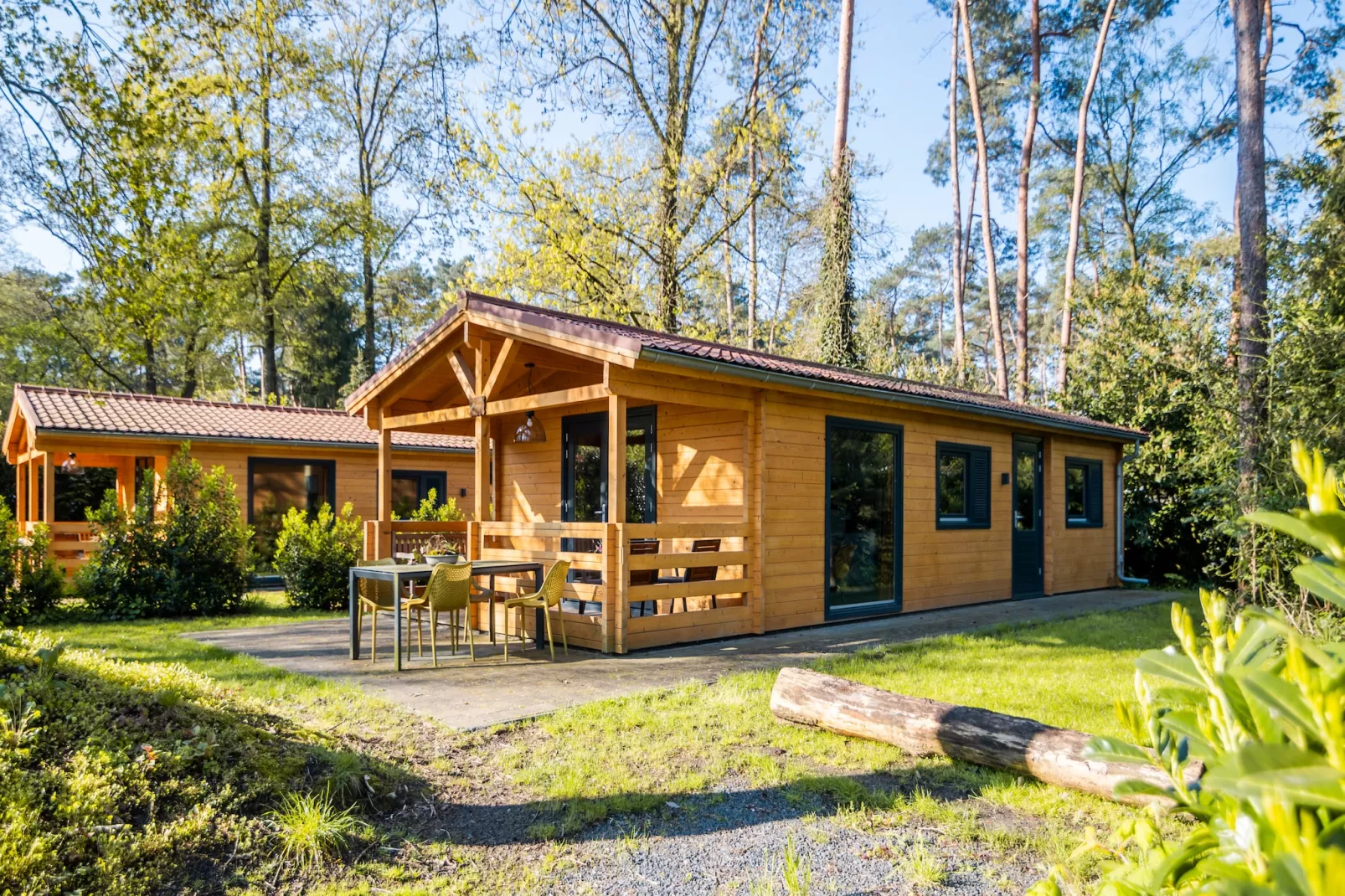 4-persoons wellness lodge-Gardens summer