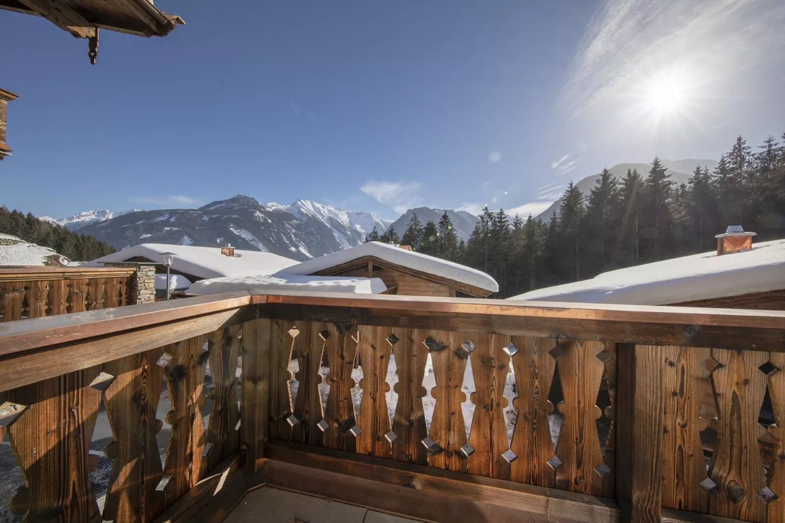 Nationalpark Chalet Stein am Ferner-Gebiet Winter 5 km