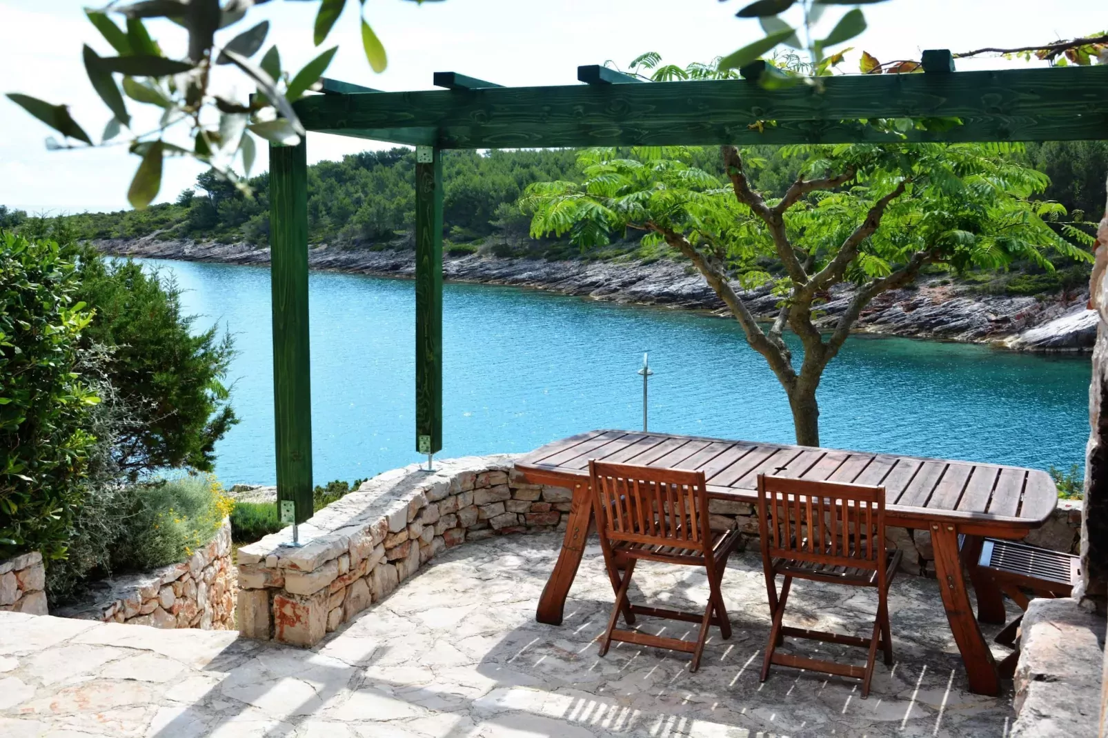 Blissful Bay Apartments Vrboska - One Bedroom Apartment with Balcony (owner Smokva)-Außenbereich