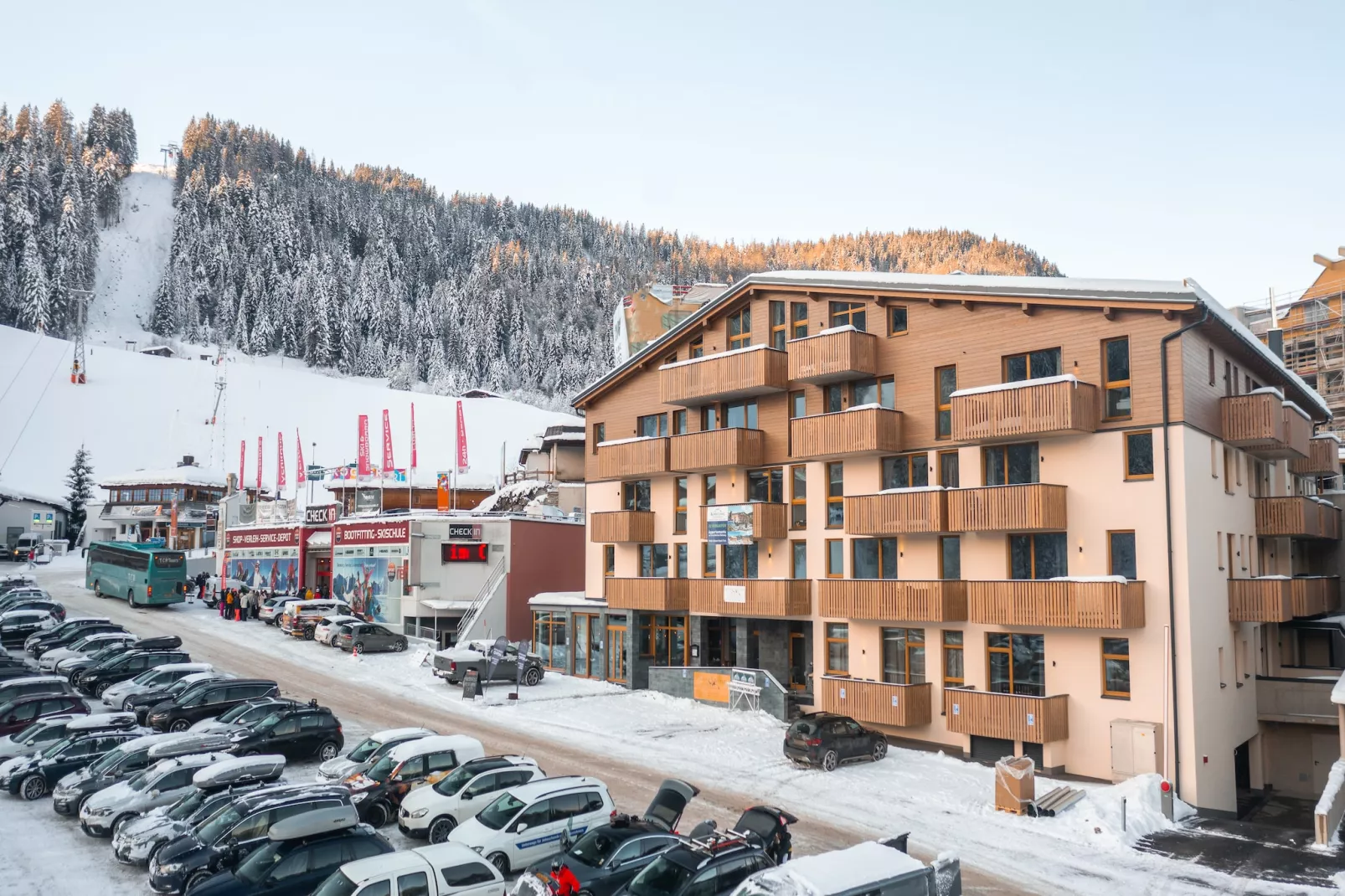 Alpenstyle Resort Fieberbrunn FB2P-Außenbereich Winter
