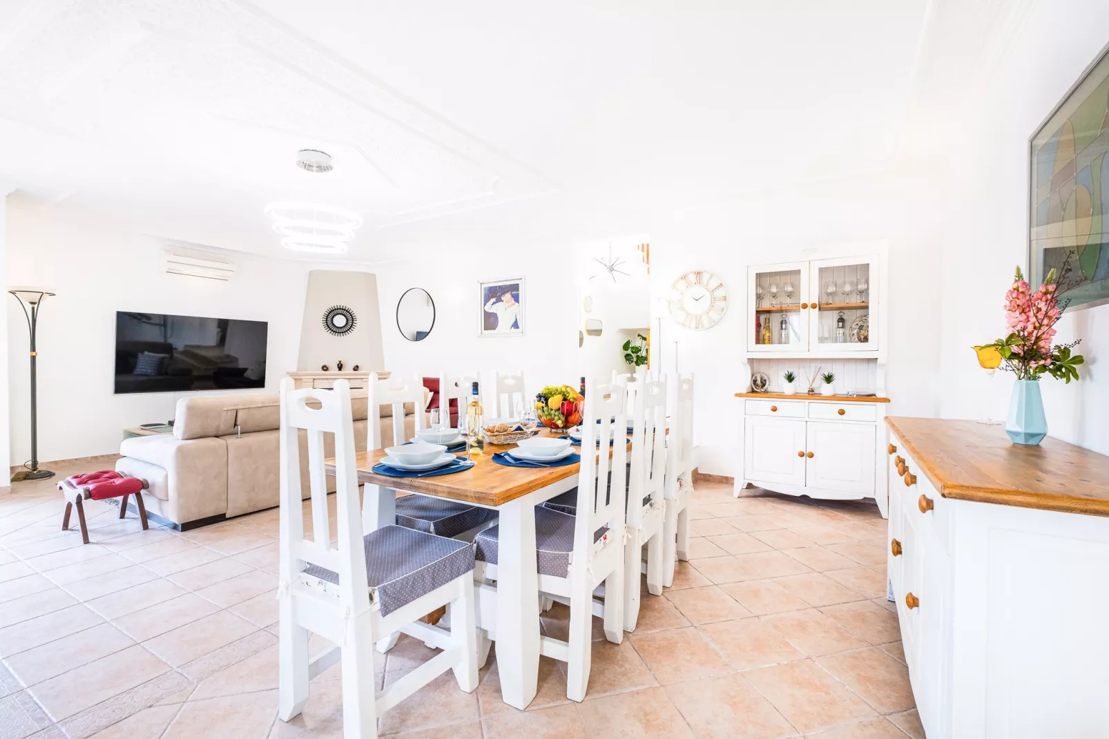 Villa Los Angeles-Esszimmer