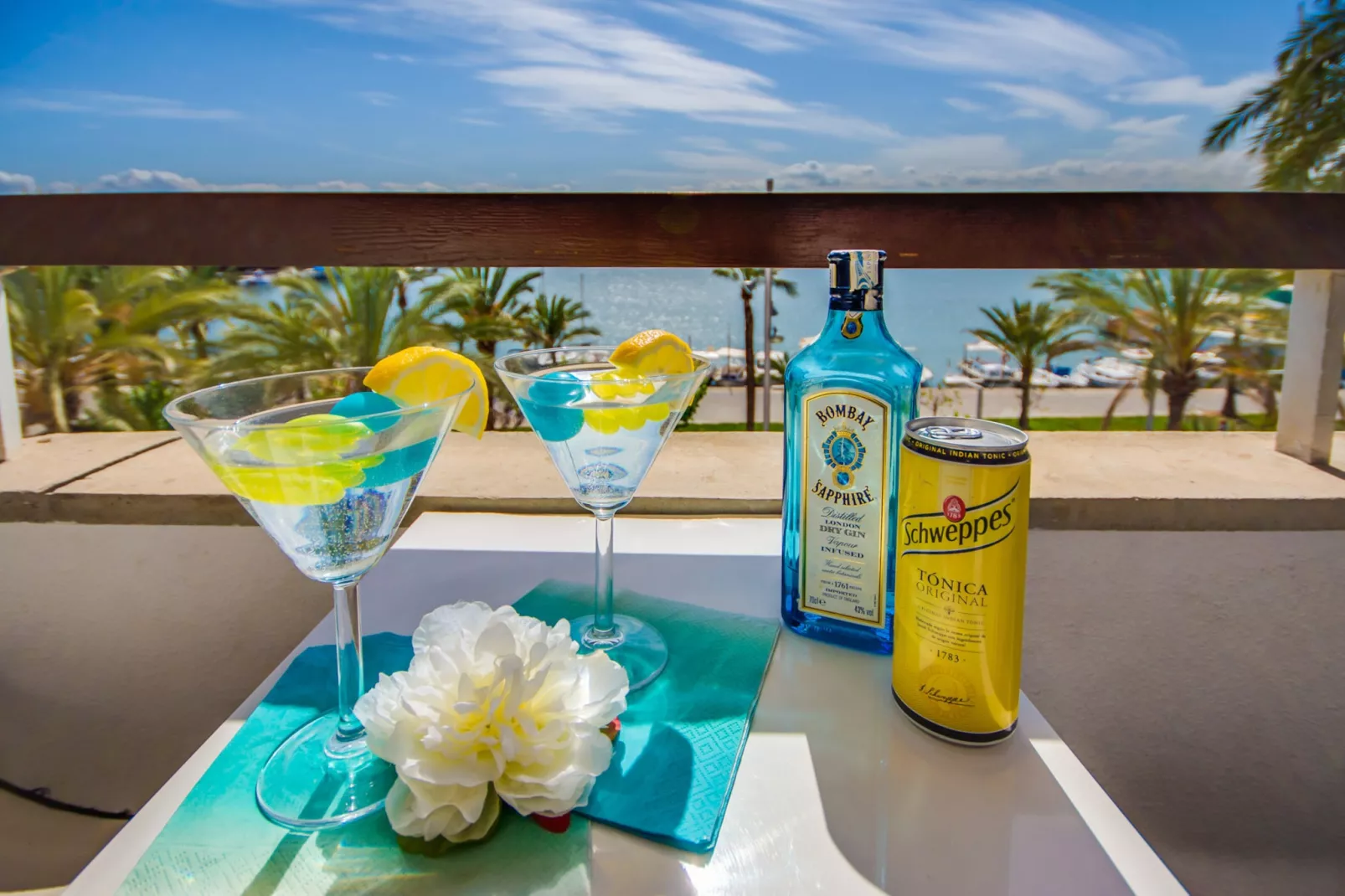 Blue Palm Beach-Balcon-terrasse
