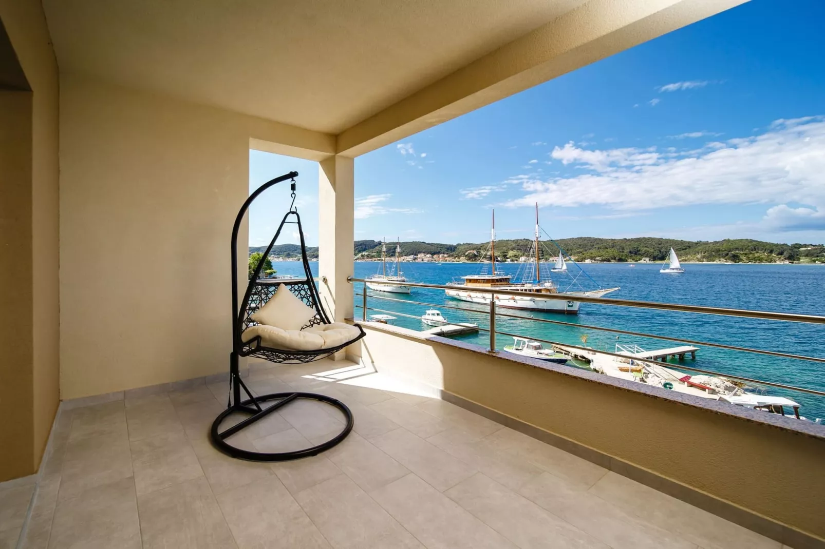 Villa Guliva - Apartment Blue Sea with Sea View-Balcon-terrasse