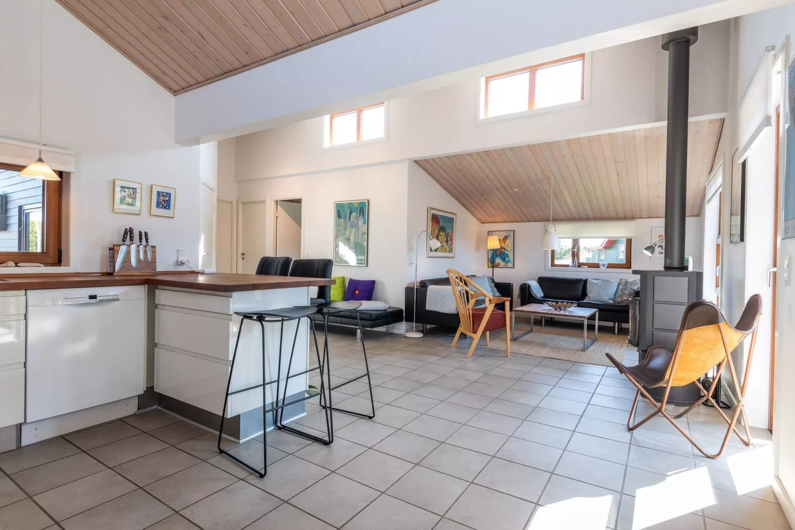 Maison de vacances pour 6 a Fanø-Intérieur