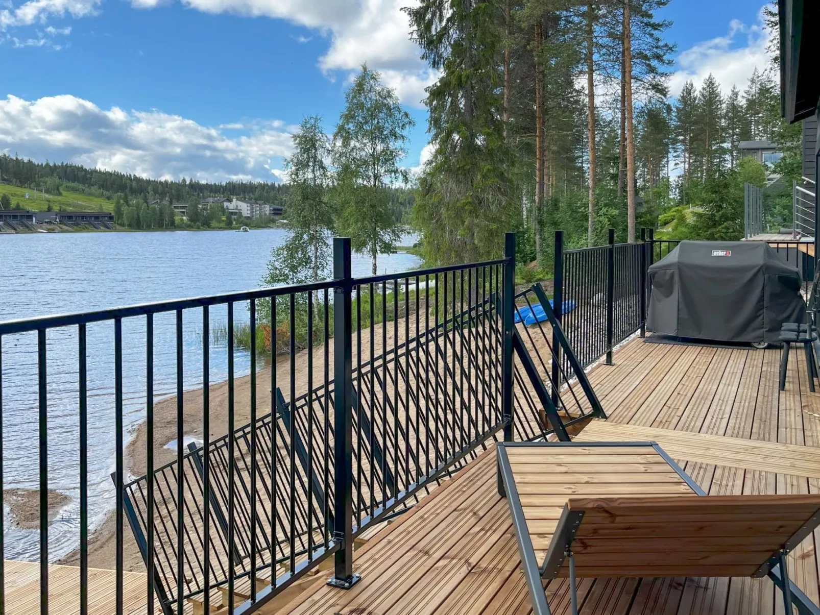 Rakkaranta d, beach house, two skipasses-Dehors