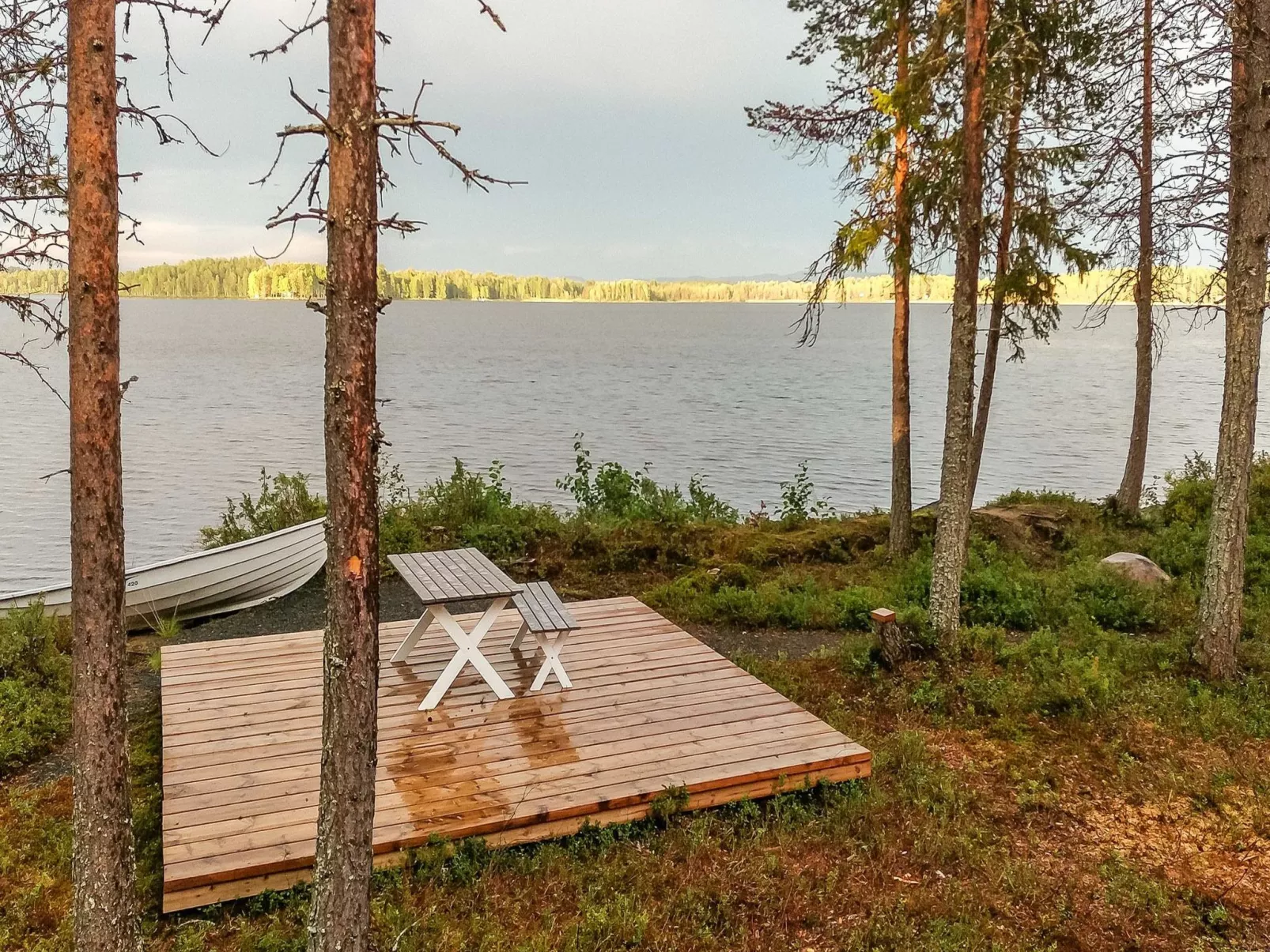 Ylikitkajärvi, kesäkumpu-Draußen