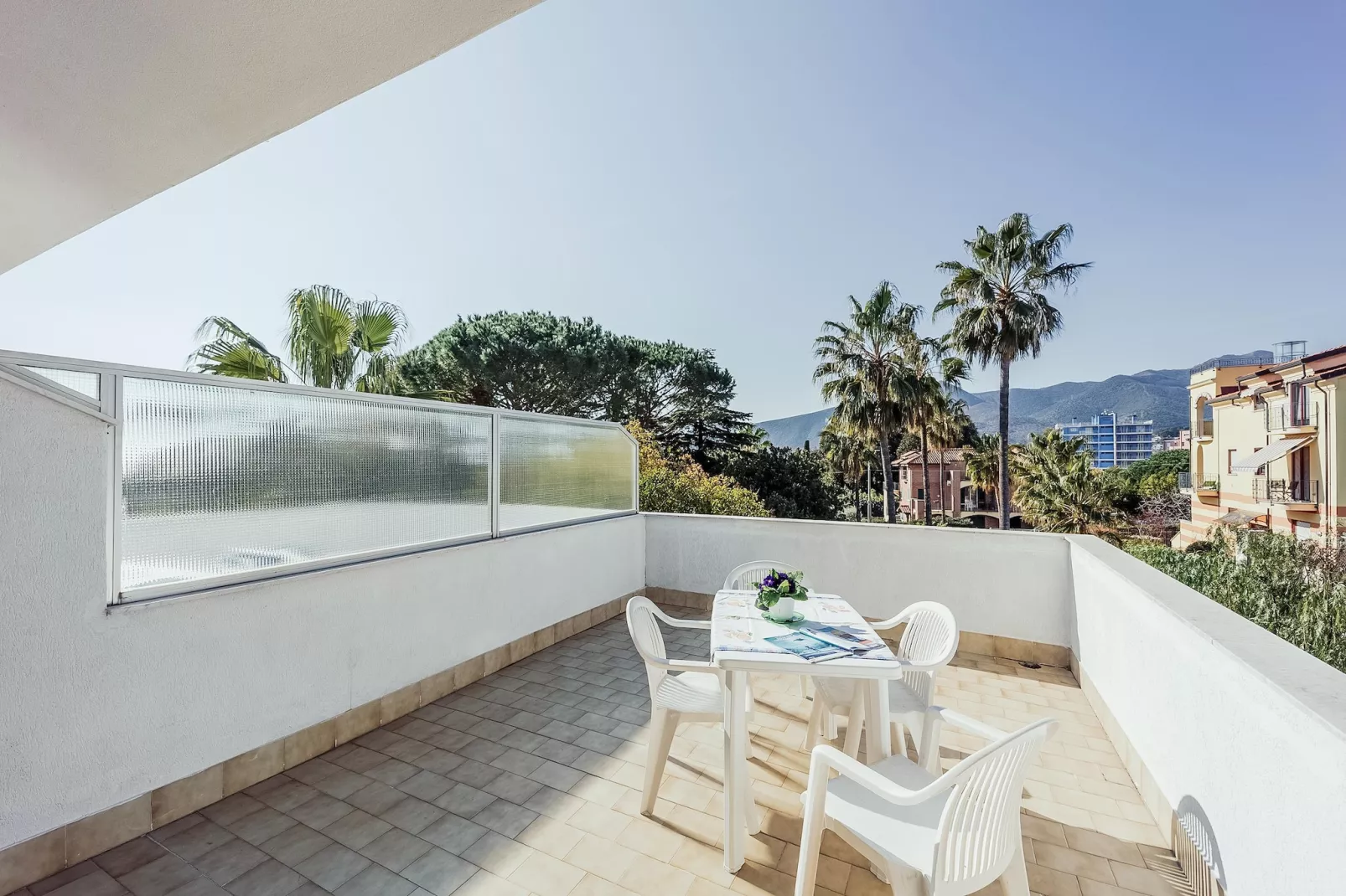 Residence Villa Paola TWO-ROOM APT 4 PAX  2 CHD - B421-Terrace balcony