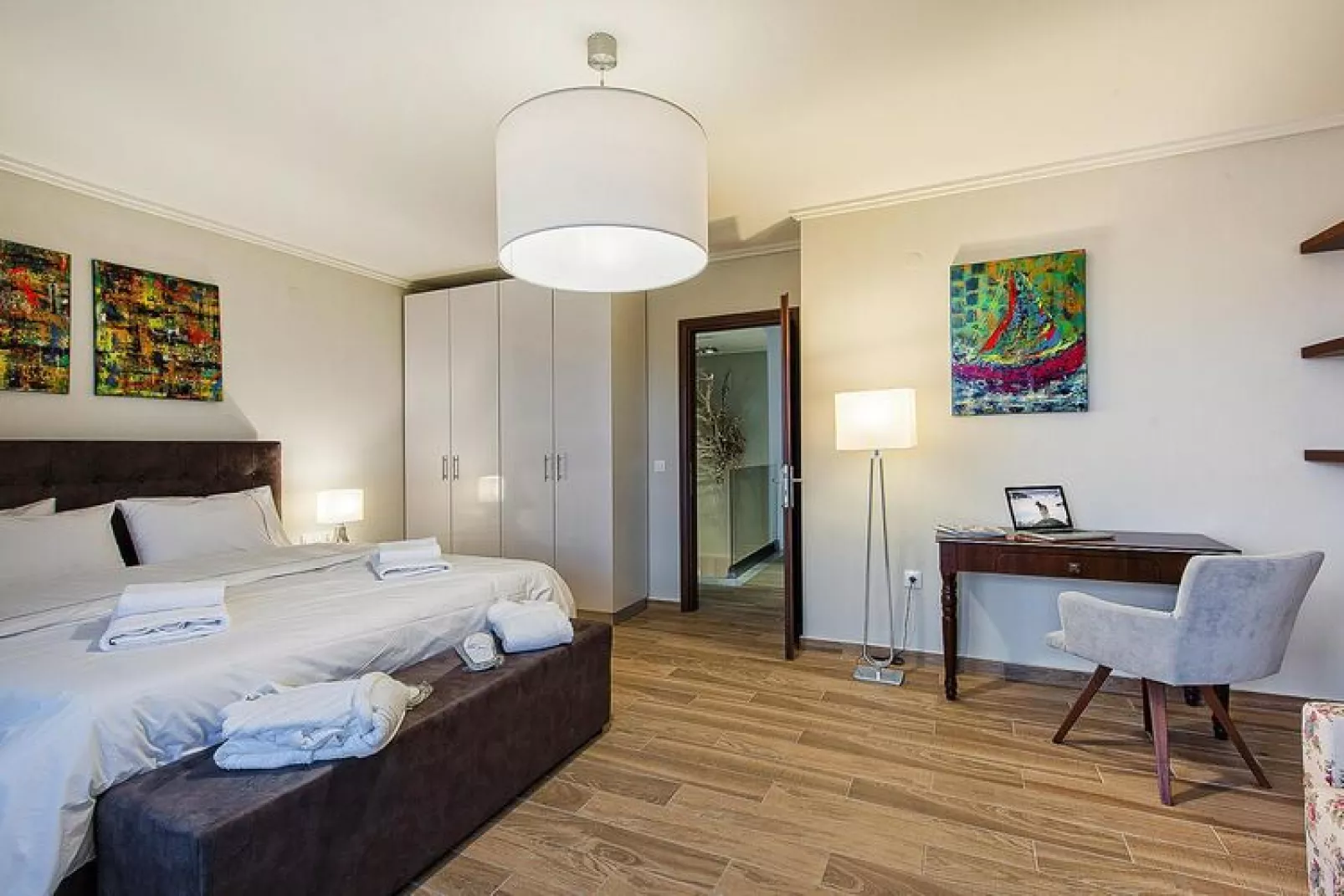 Holiday homes Sunny Villas Resort and SPA Chanioti-EXCLUSIVE FAMILIY VILLA 4 BEDROOMS private pool-Schlafzimmer
