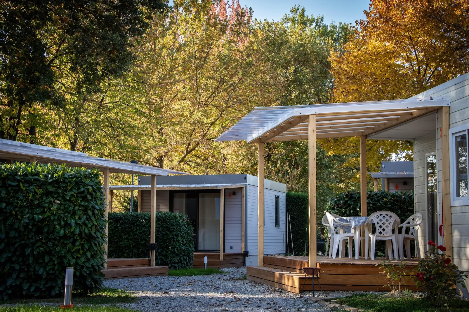 RESIDENCE ALBA VILLAGE / Mobilhome 4 Personen MH4-Balcon-terrasse
