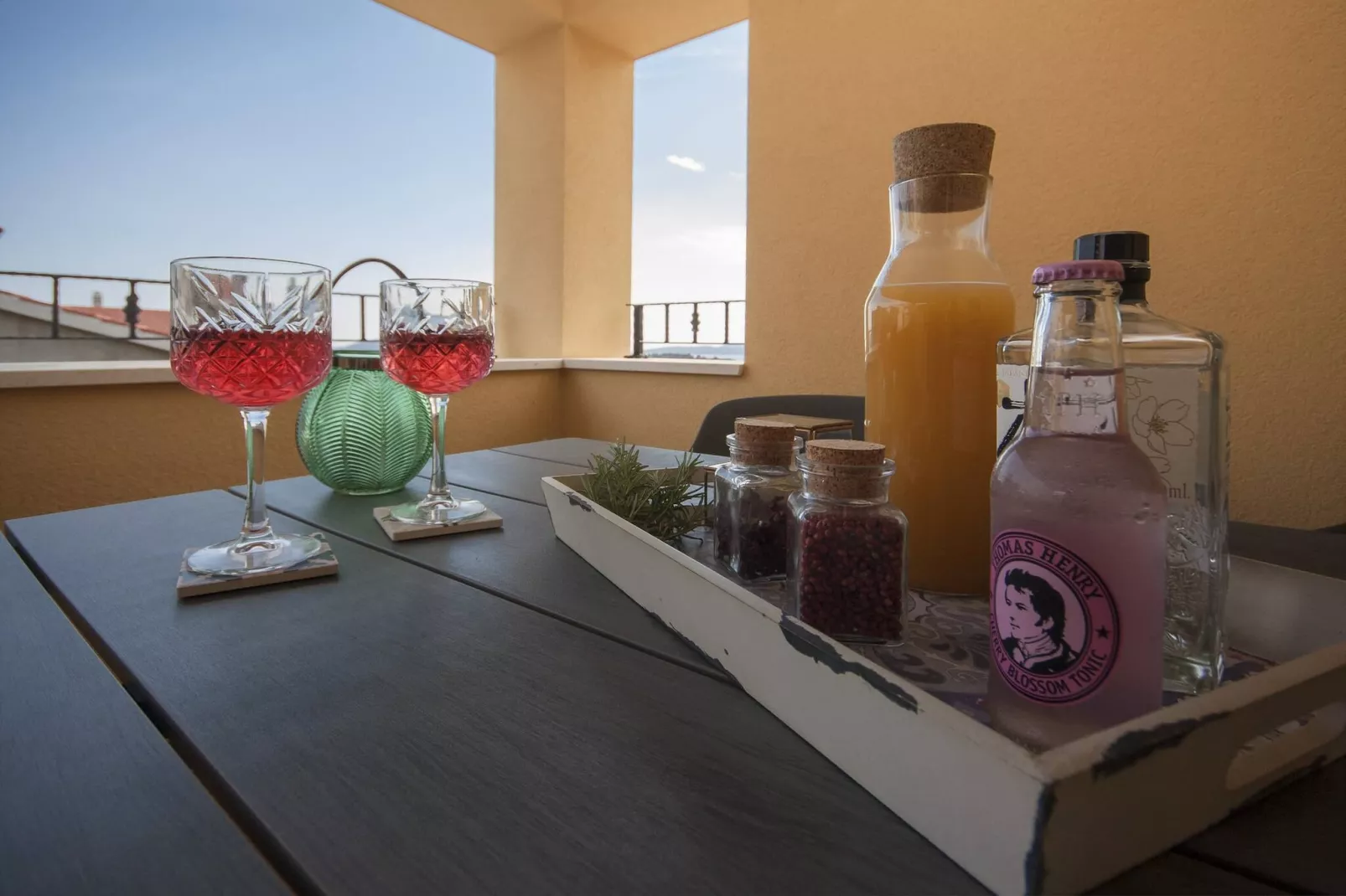 Apartments Tonia - Apartment Mala A1-Terrassenbalkon