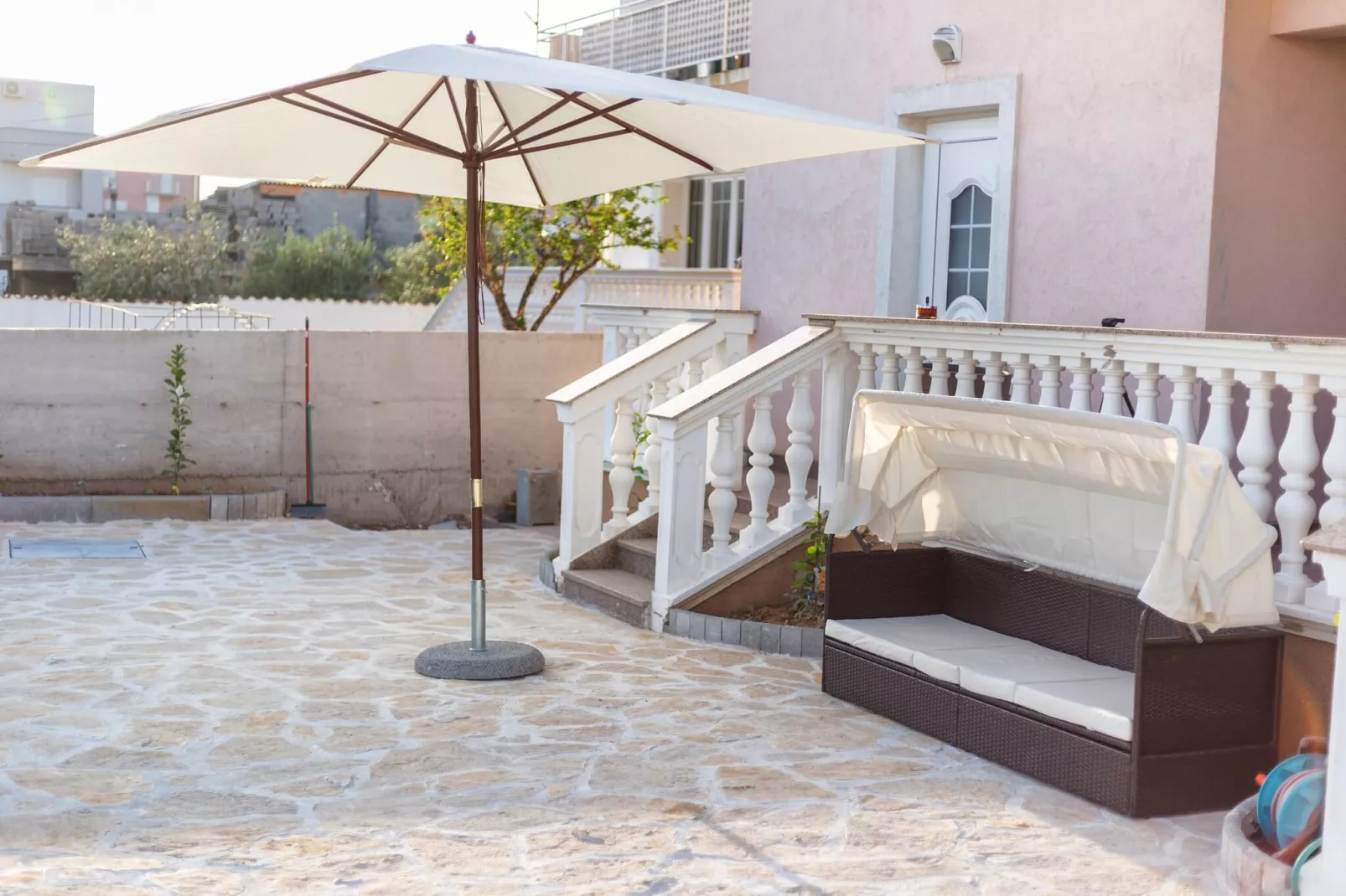 Apartments Nikol - two bedroom apartment A1-Terrasse