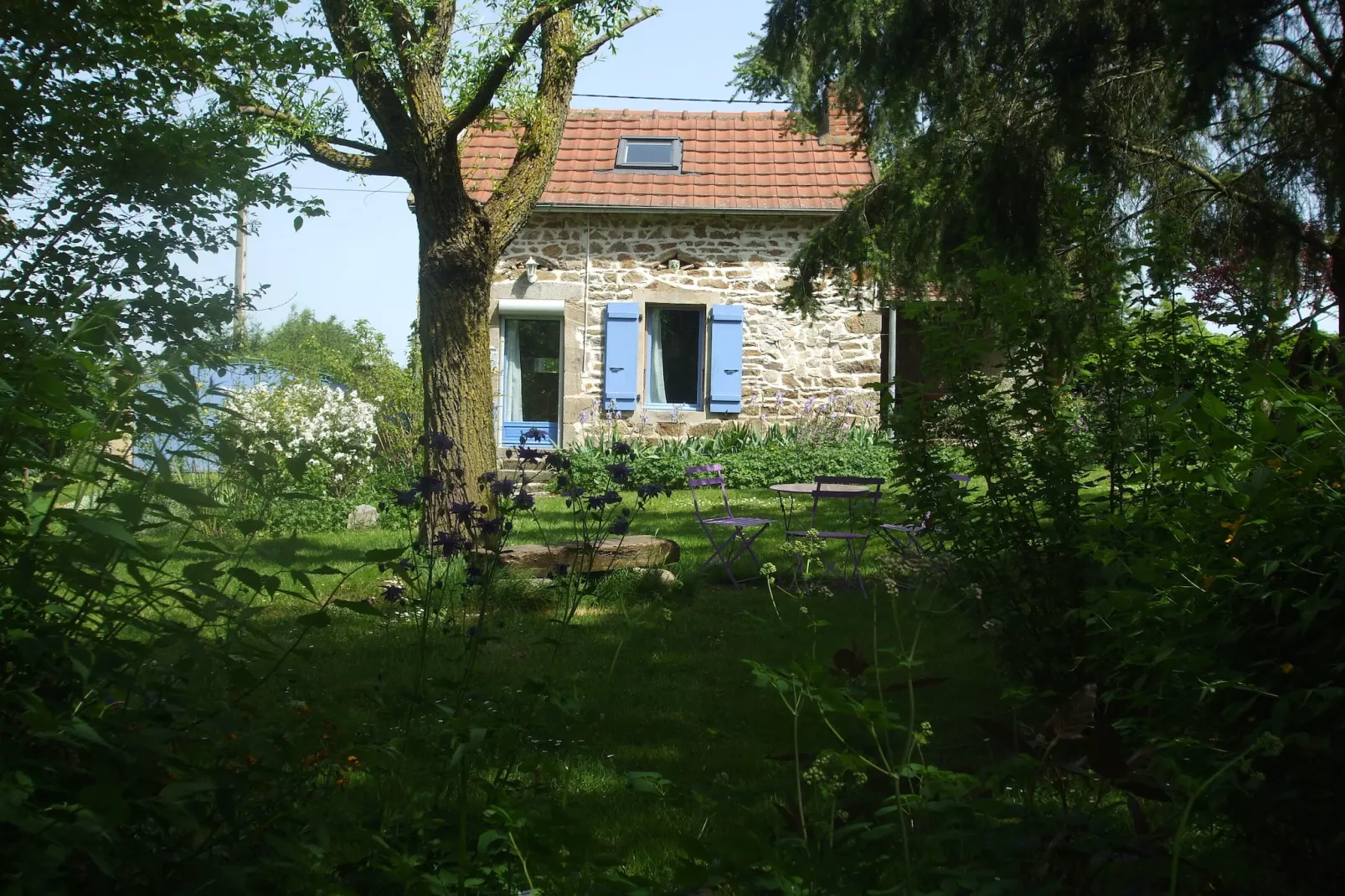 Le Dauphin bleu-Gardens summer