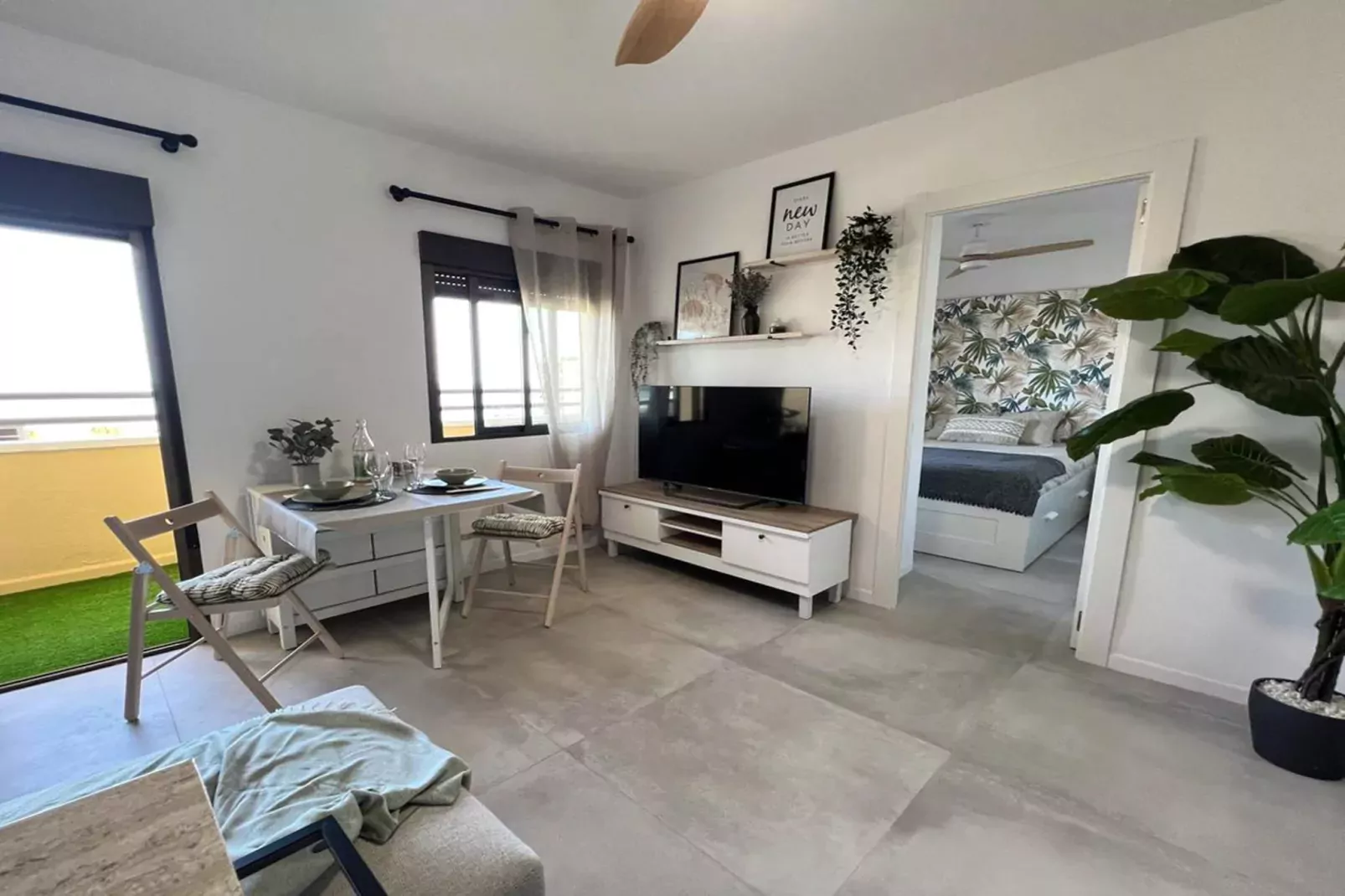 Apartamento con vistas al mar-Salon