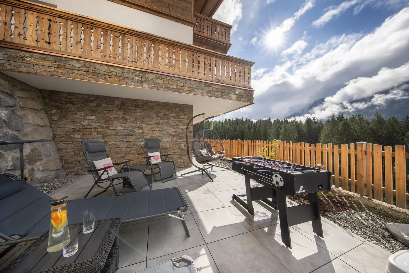 Nationalpark Chalet Edelweissspitze-Terrace balcony