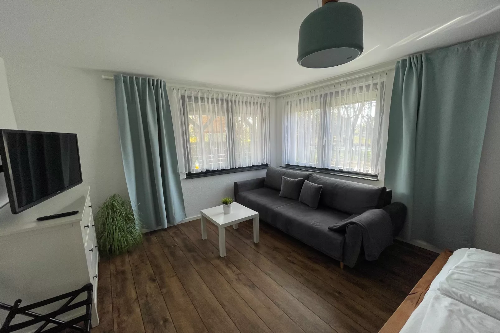 Ferienhaus mit Wasserblick 2 Pers-Living room