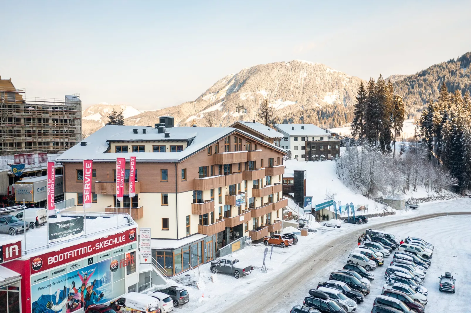 Alpenstyle Resort Fieberbrunn FB2P-Außenbereich Winter
