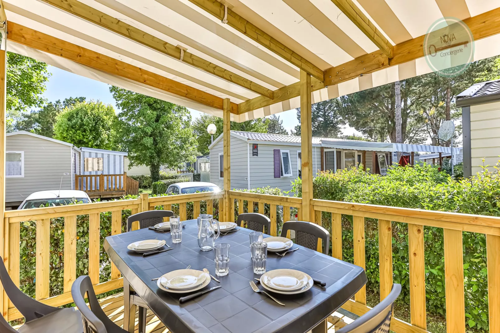 Le Bois Masson 130 by Nova-Terrace balcony