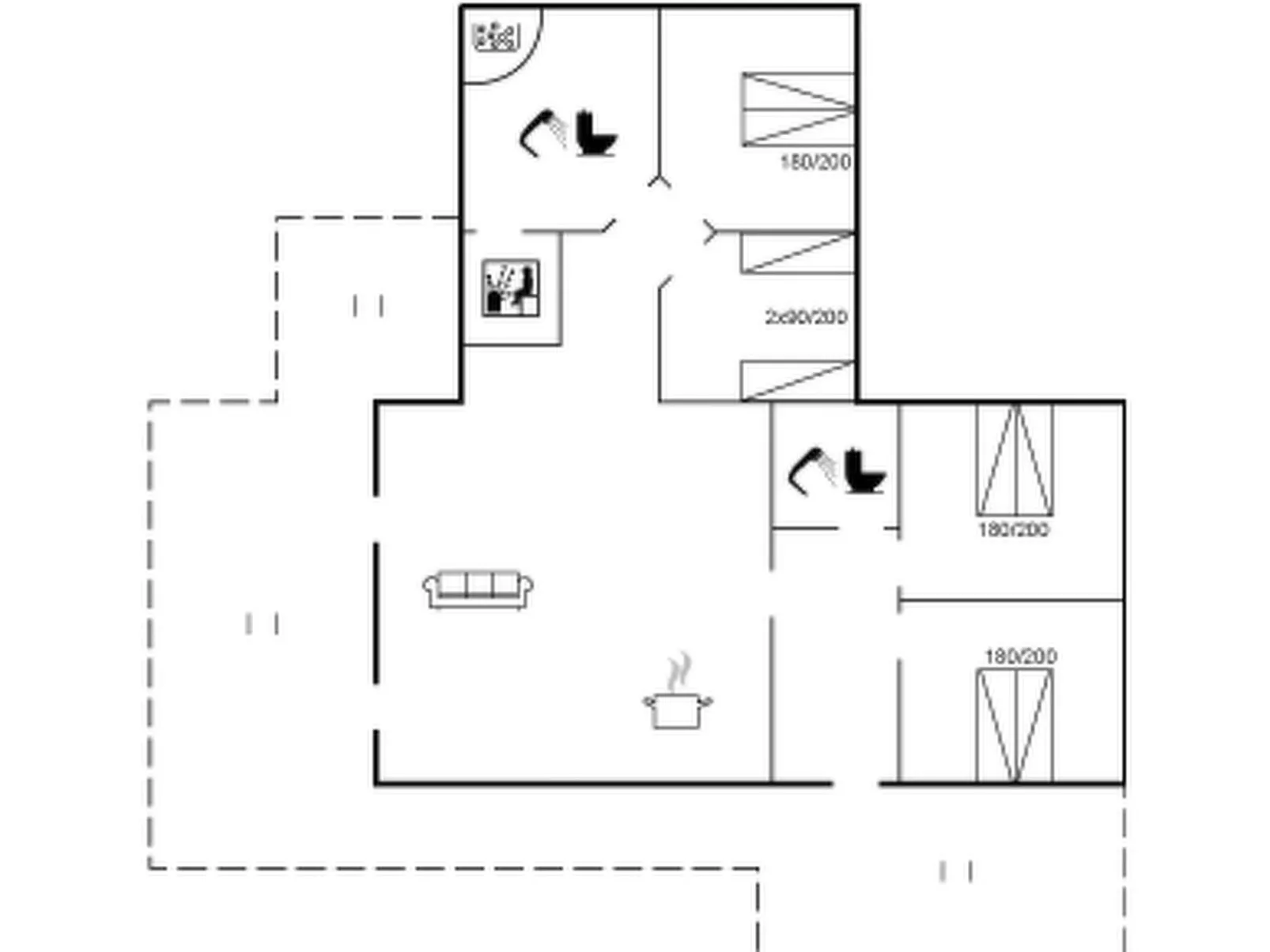 "Bentine" - 1.6km from the sea-Inside