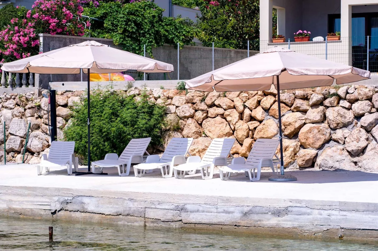 Villa Guliva - Apartment Golden Sun with Sea View-Balcon-terrasse