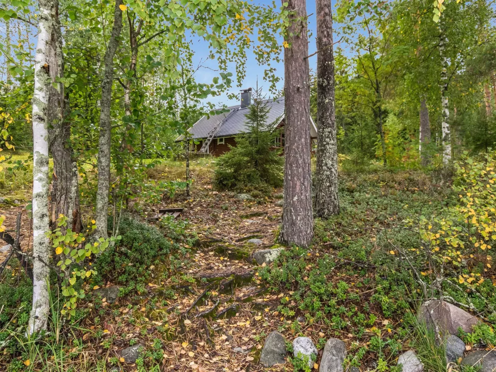 Vihreä mökki-Outside