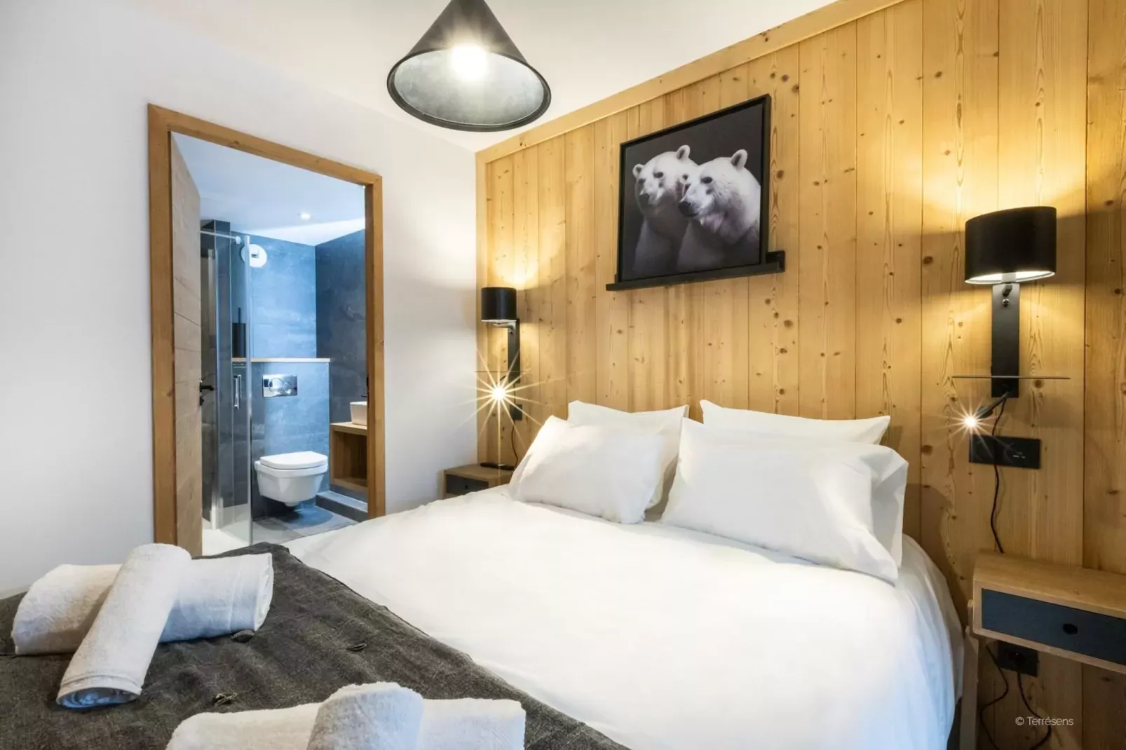 CHAPELLE DABONDANCE Le Flocon Blanc A48S-Chambre