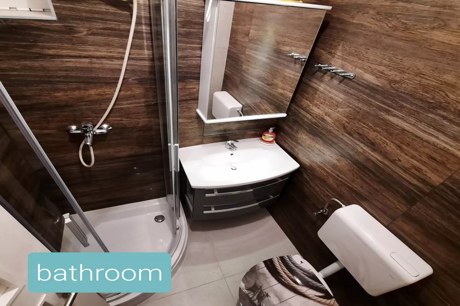 Apartment Rustica - Two bedroom apartment-Bathroom