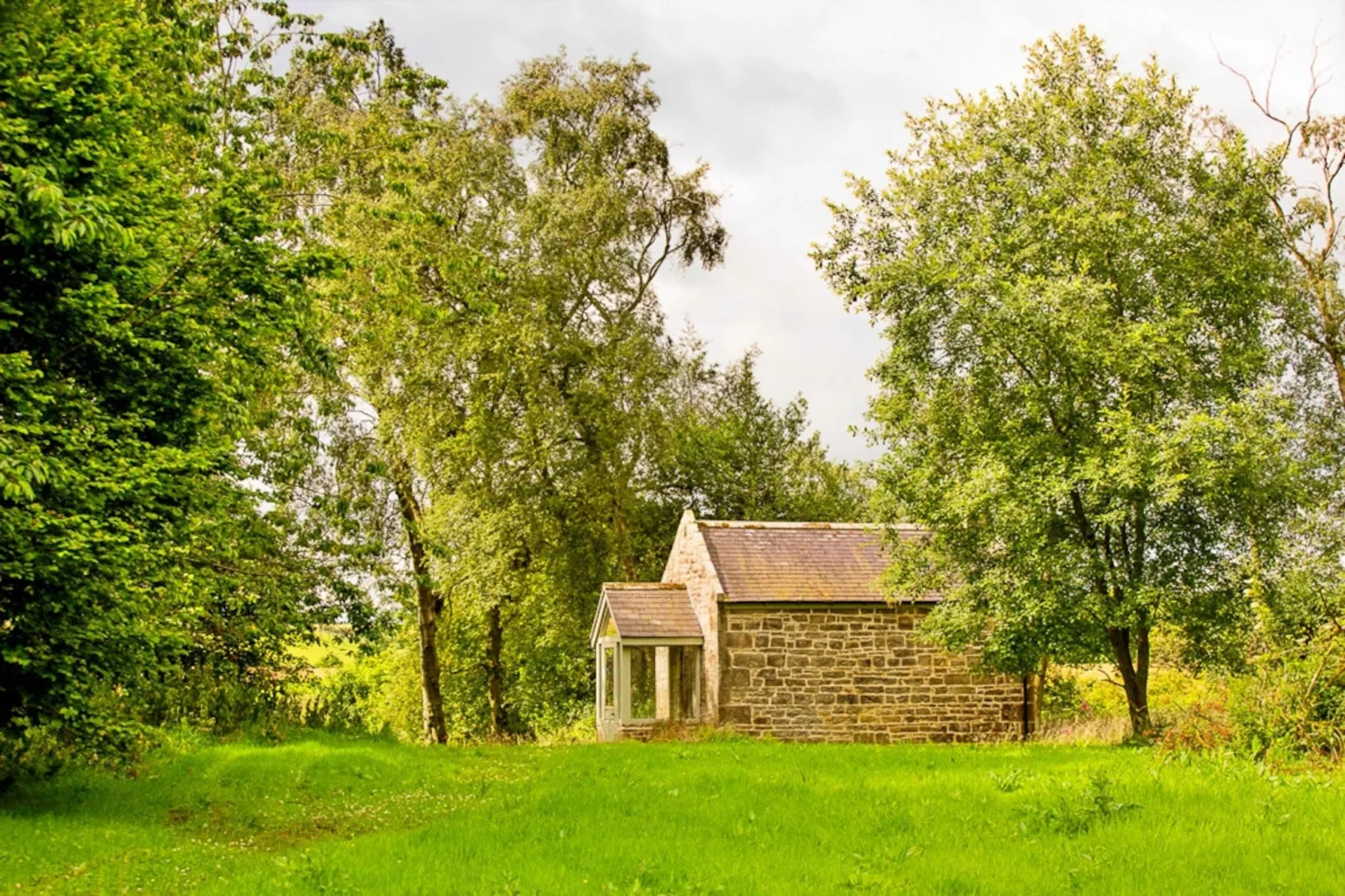 The Cottage, Shortflatt Farm-Gardens summer