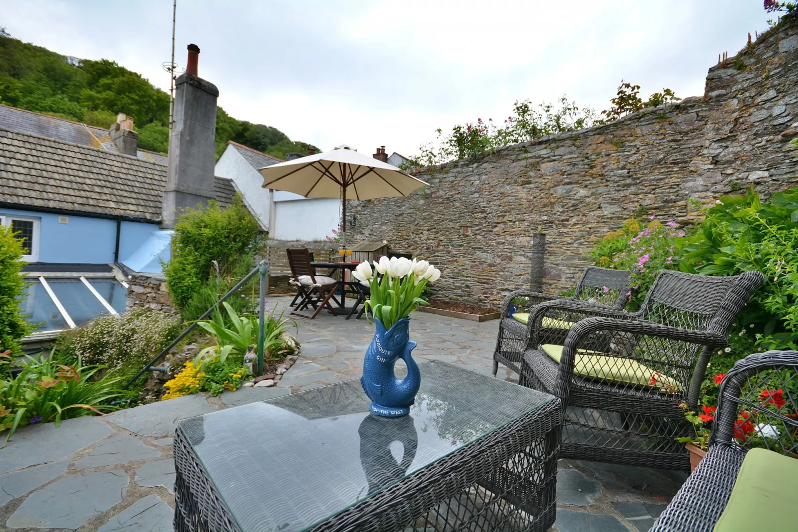 Wedgewood Cottage, Cawsand-Terrace balcony