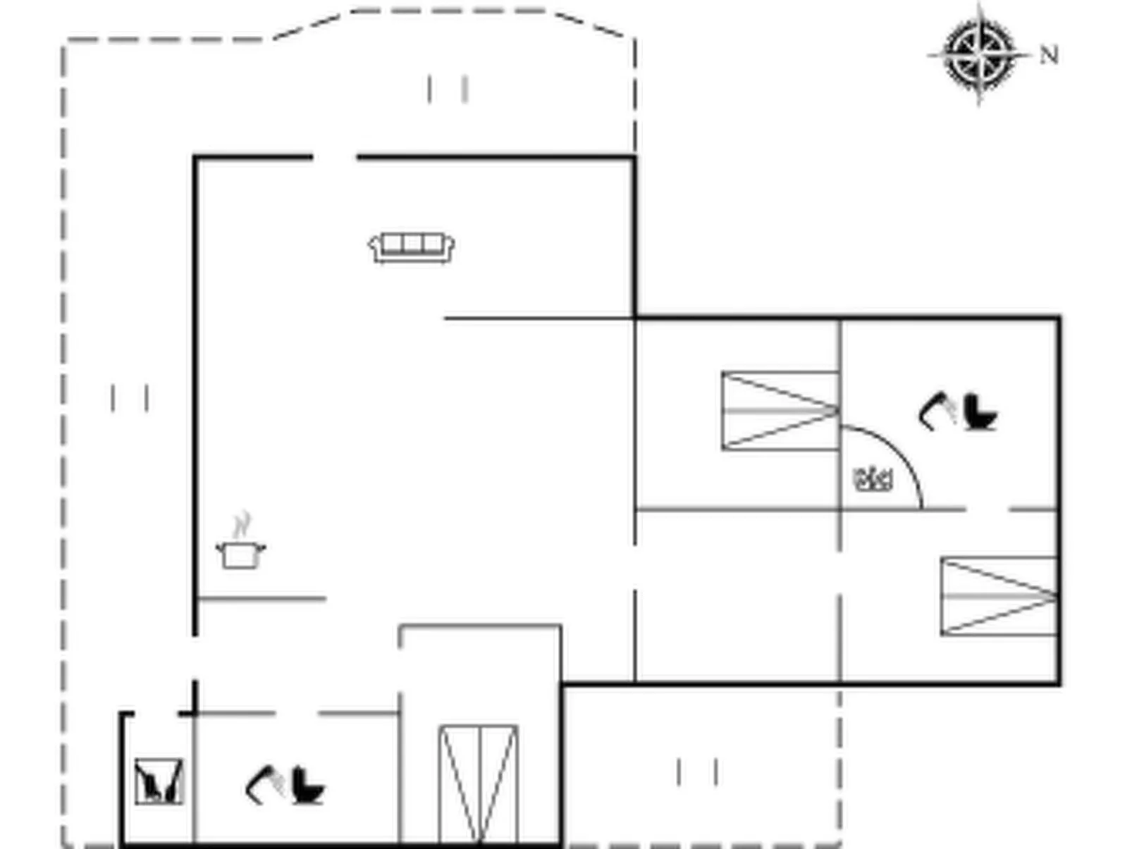 "Vetle" - 2.8km from the sea-Inside