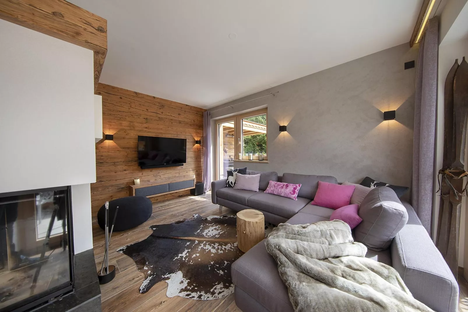 Nationalpark Chalet Rosenspitze-Living room