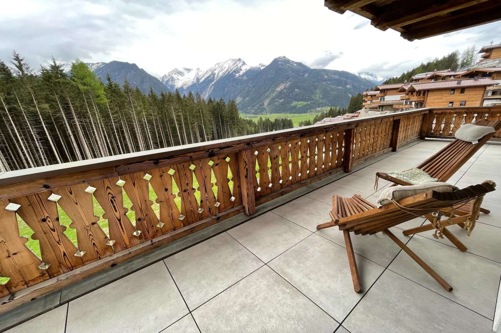 Nationalpark Chalet Daberspitze-Terrassenbalkon