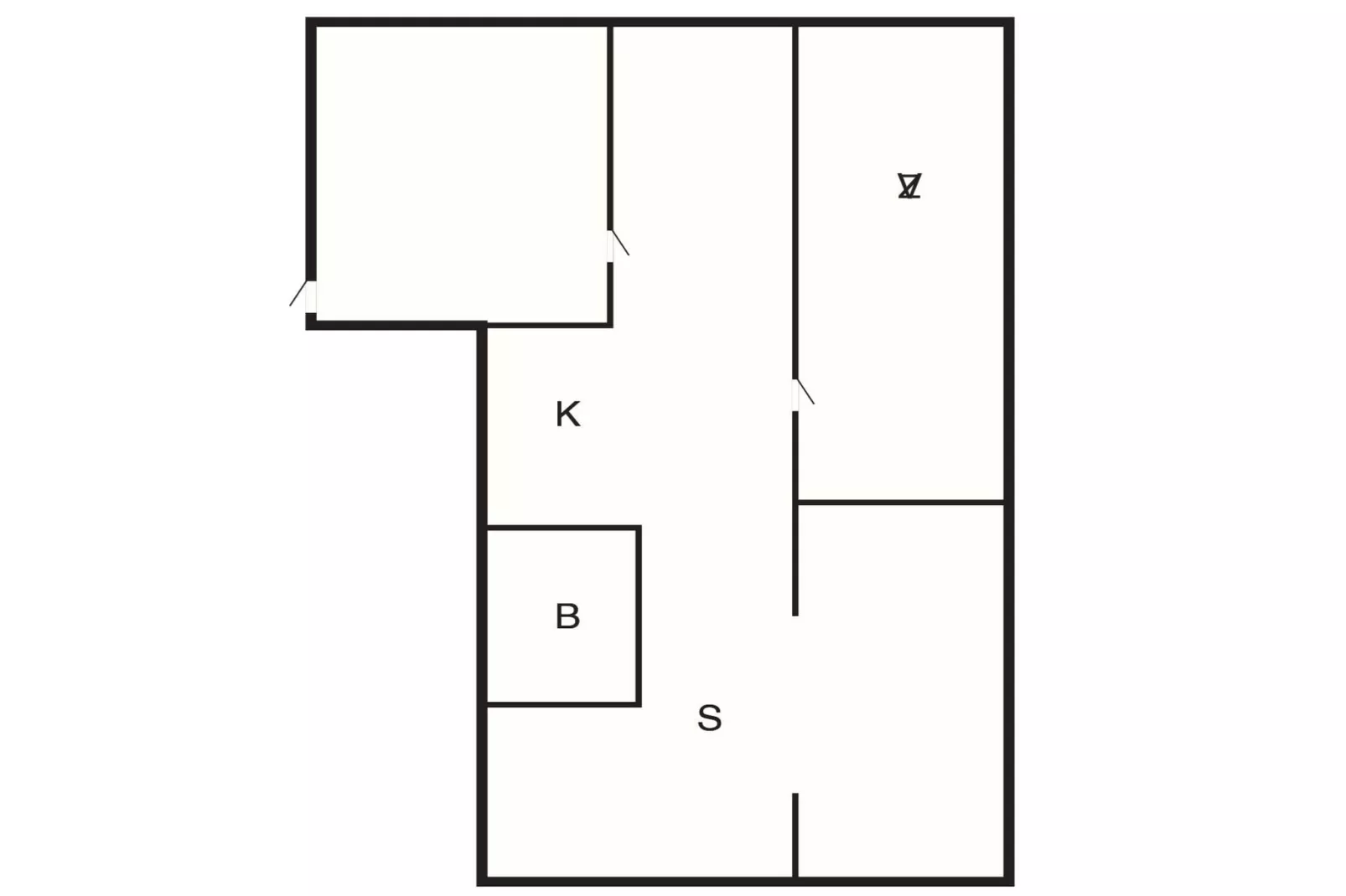 Maison de vacances pour 4 a Svaneke-Vue
