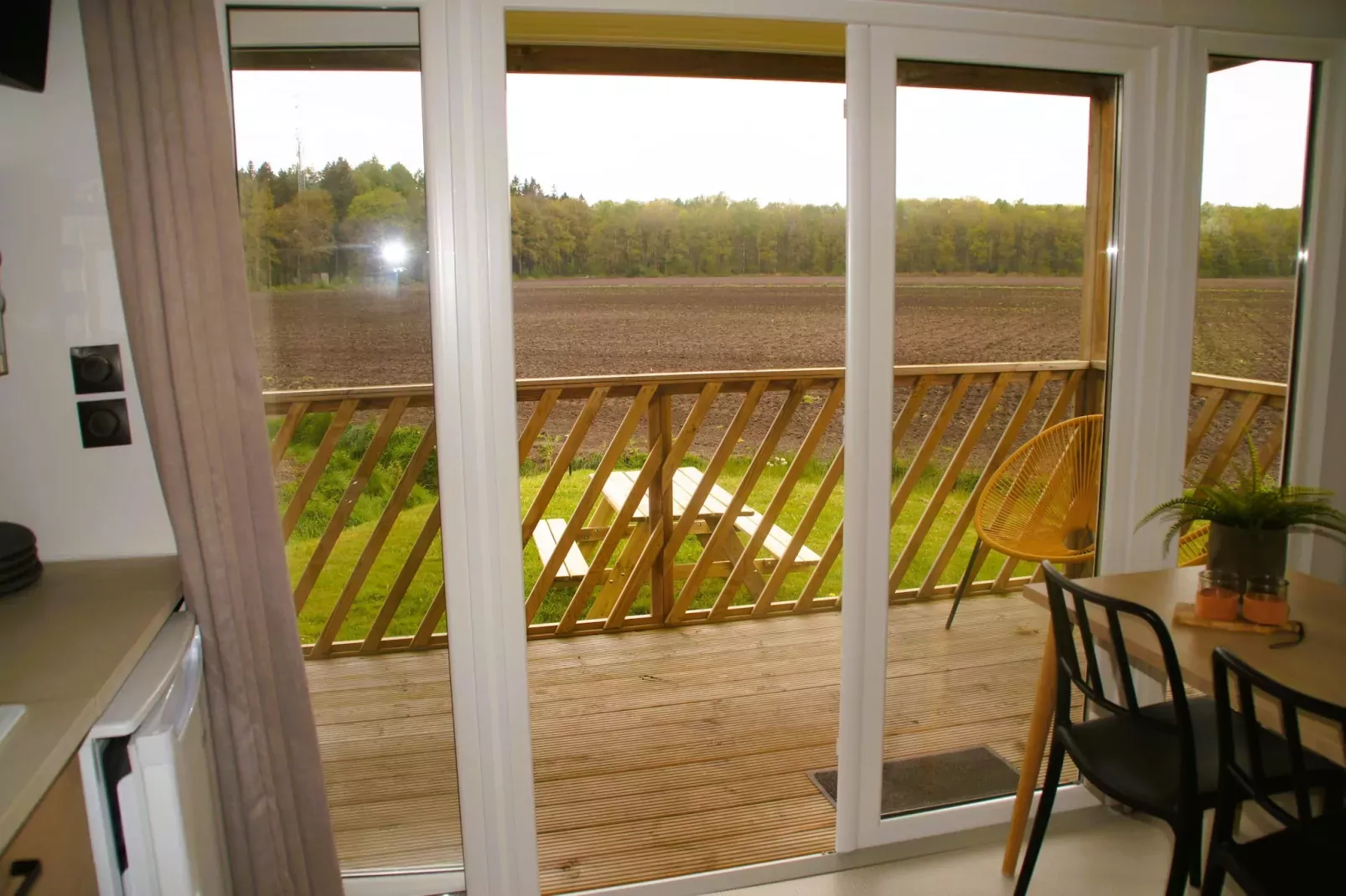 Elperhof Leberenlodge-Aussicht Sommer