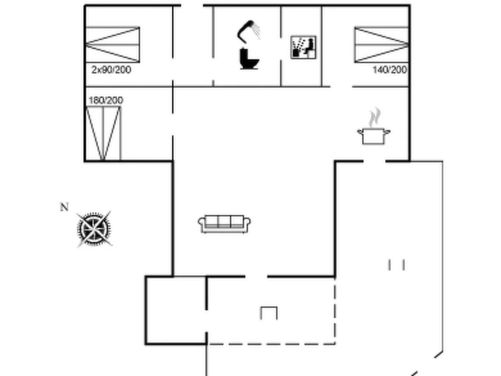 "Aletha" - 180m from the sea-Inside