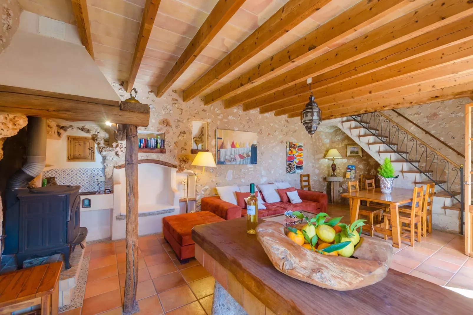 Finca Can Maria Costitx-Living room