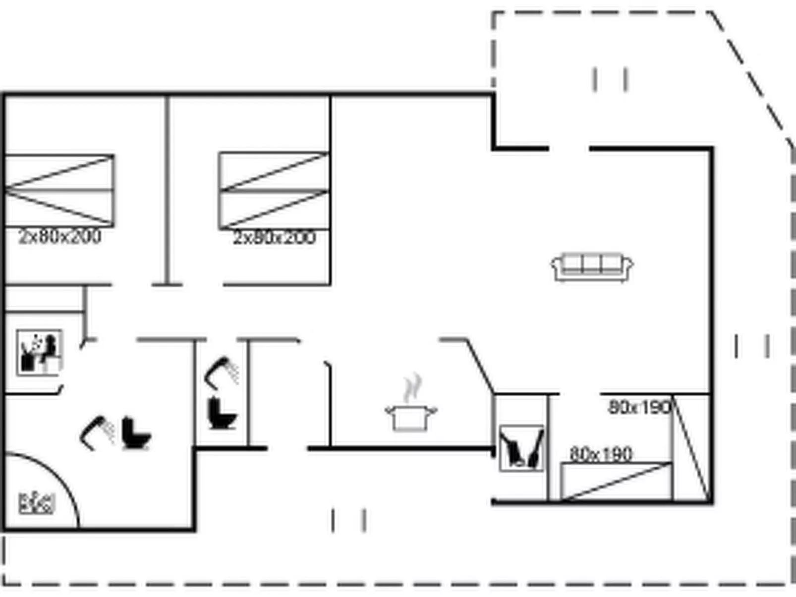 "Elvan" - 450m from the sea-Inside