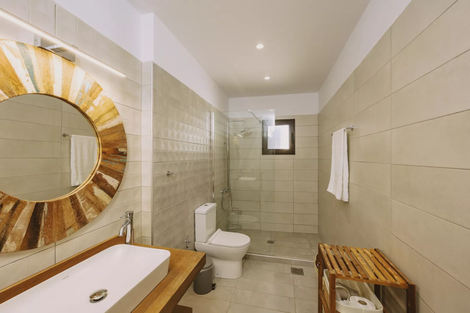 Villa Panormo Crete-Bathroom