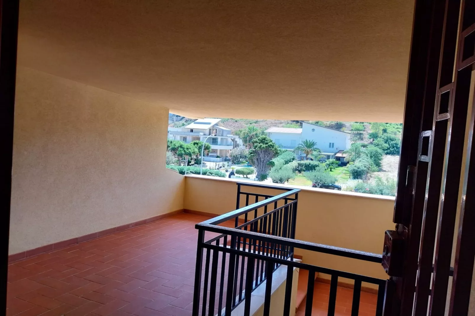 Appartamento Les Barriques-Terrassenbalkon
