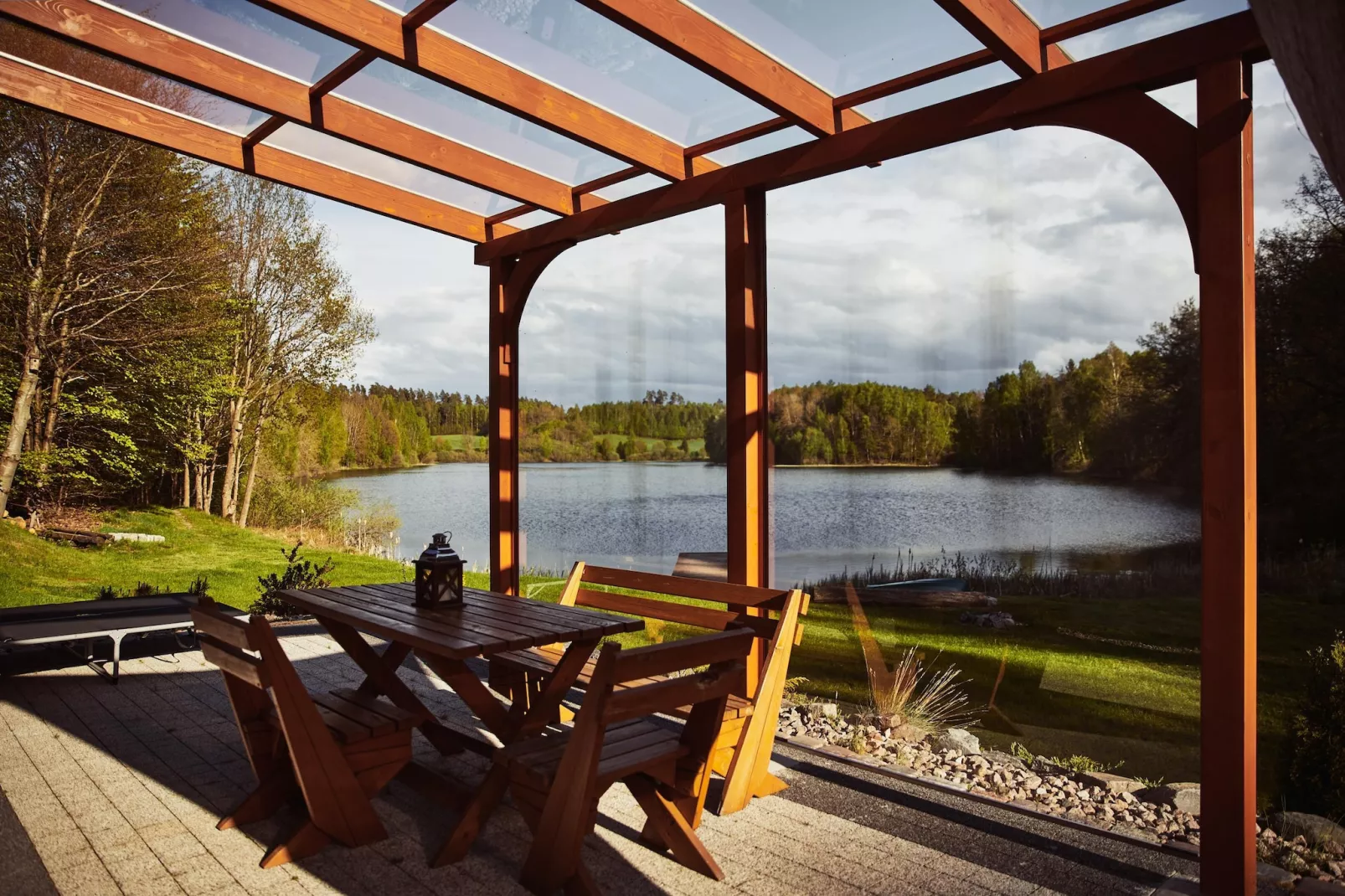 Holiday home in Dabie-Terrace balcony