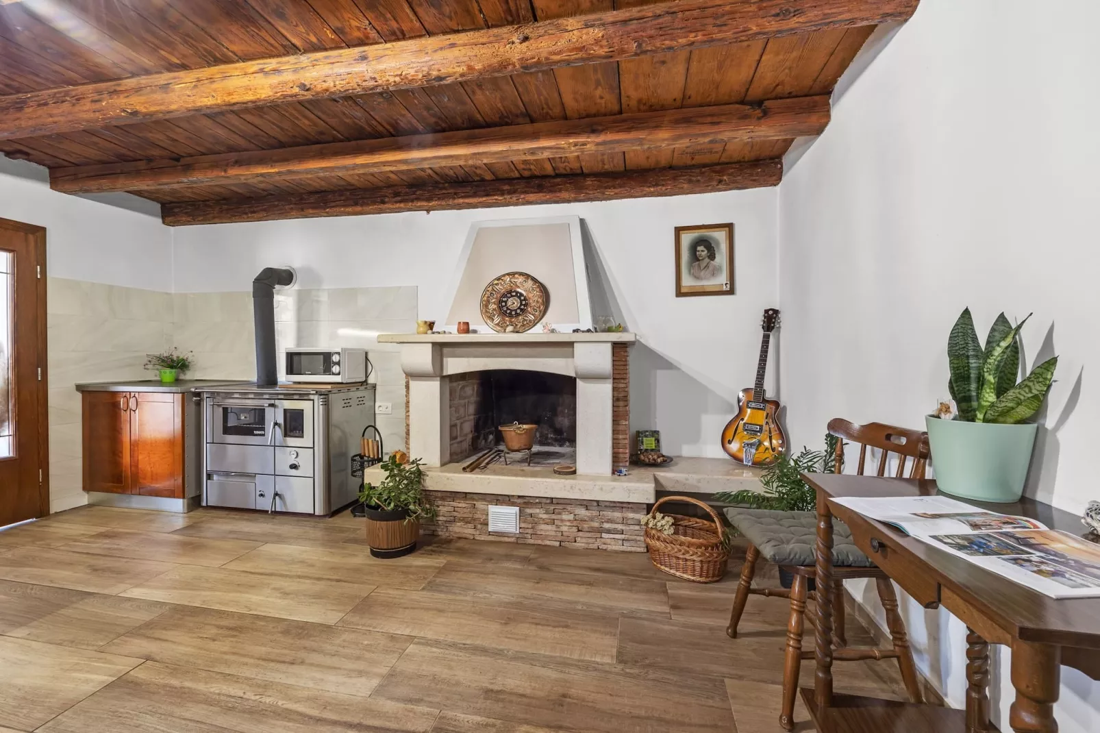Villa Katarina - Old Stone House with Private Pool-Kitchen