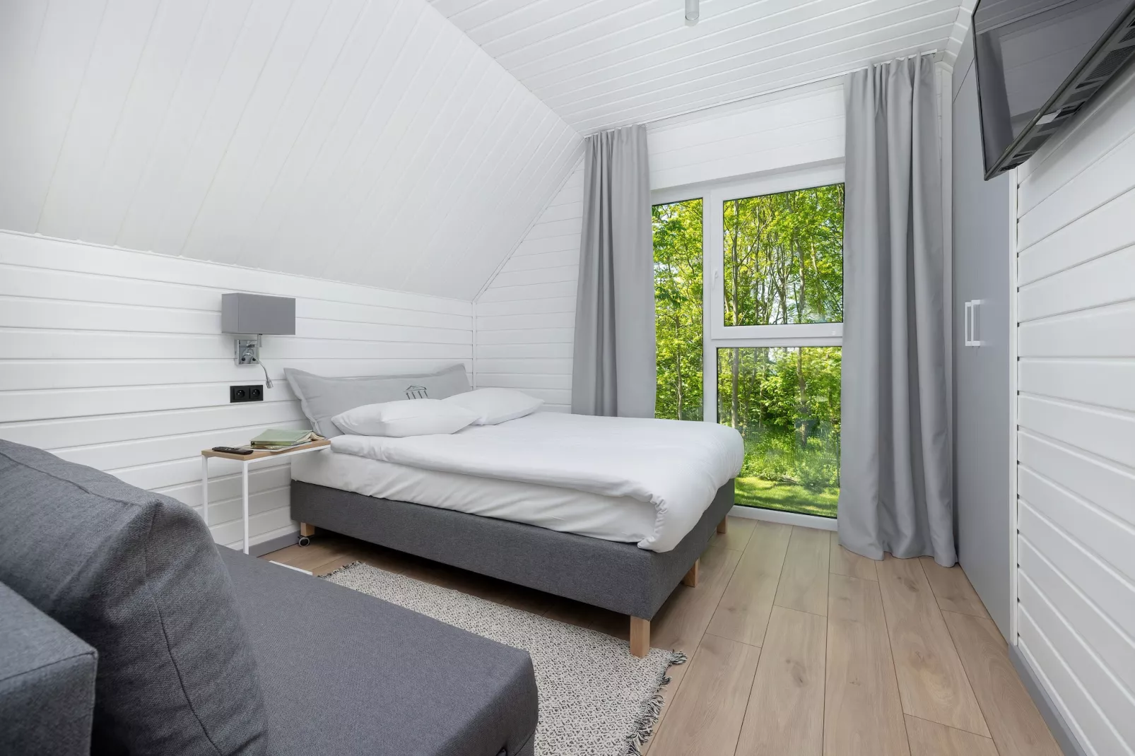 Villa Hoff Ferienhäuser Domek 4 Pers-Bedroom