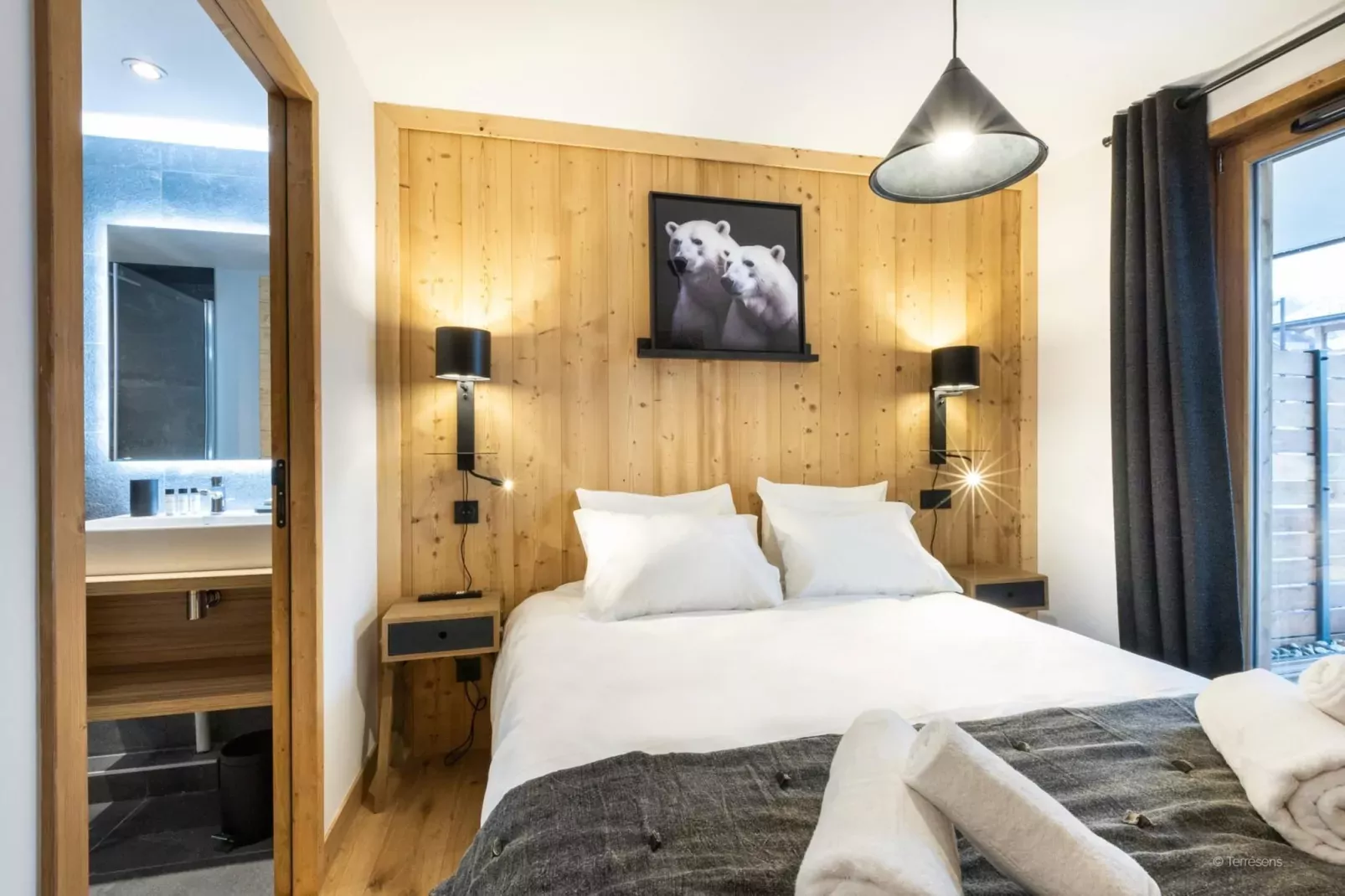 CHAPELLE DABONDANCE Le Flocon Blanc A48S-Chambre