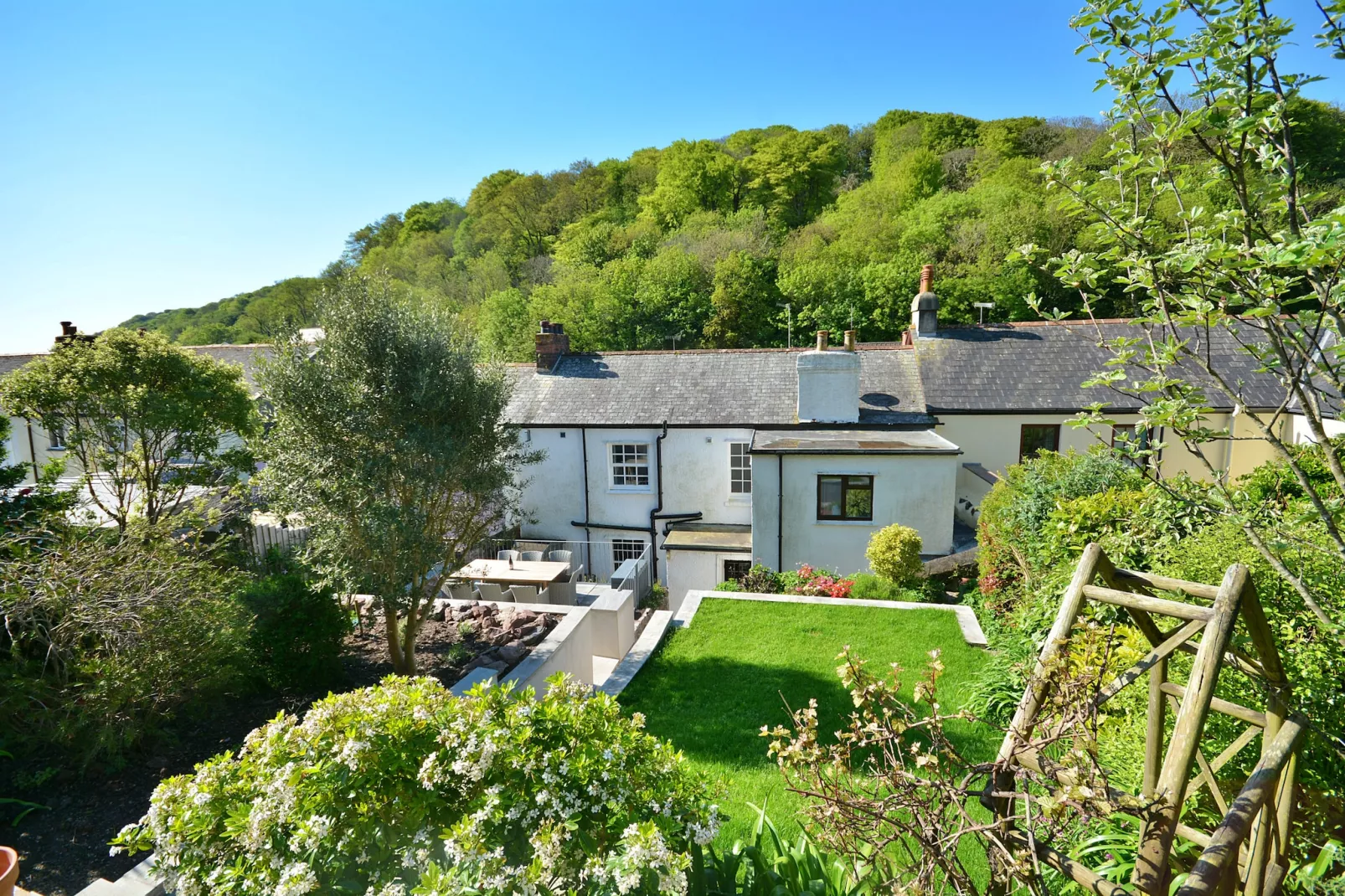 Woodleigh, Cawsand-Gebiete Sommer 1 km