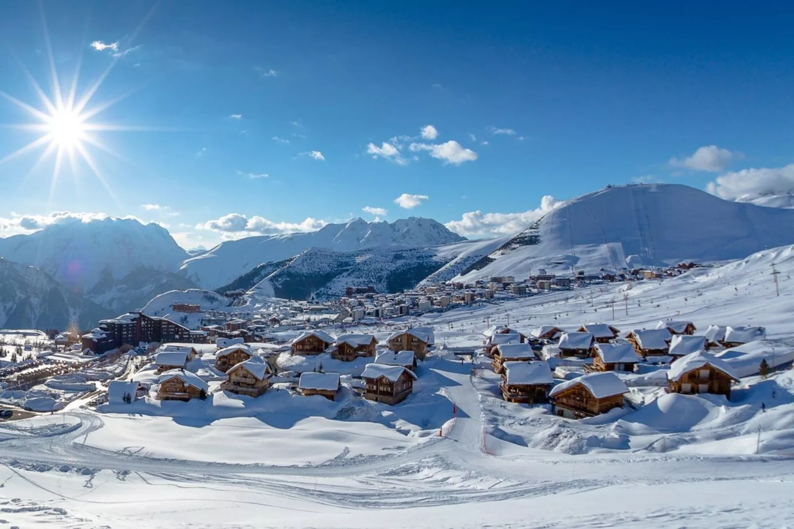 Nationalpark Chalet Schneespitze-Area winter 5km