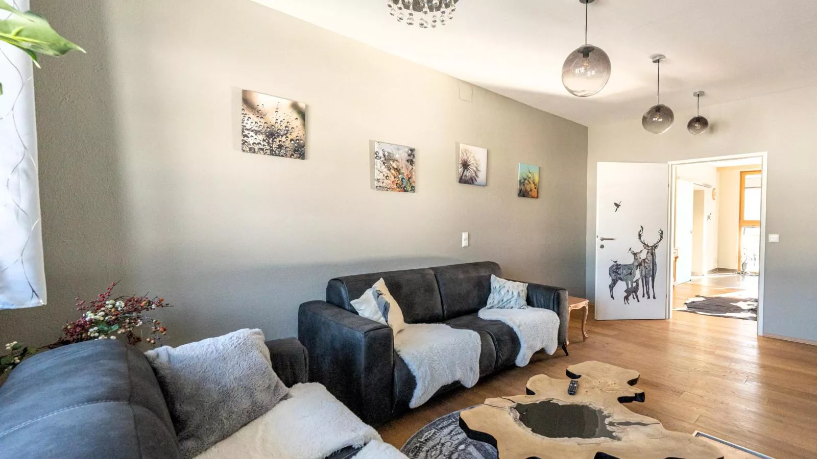 Residenz Aichwaldsee-Wohnzimmer
